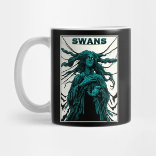 Girl swans Mug